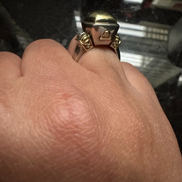 LAGOS Caviar Gold Dome Ring - Picture 8 of 13